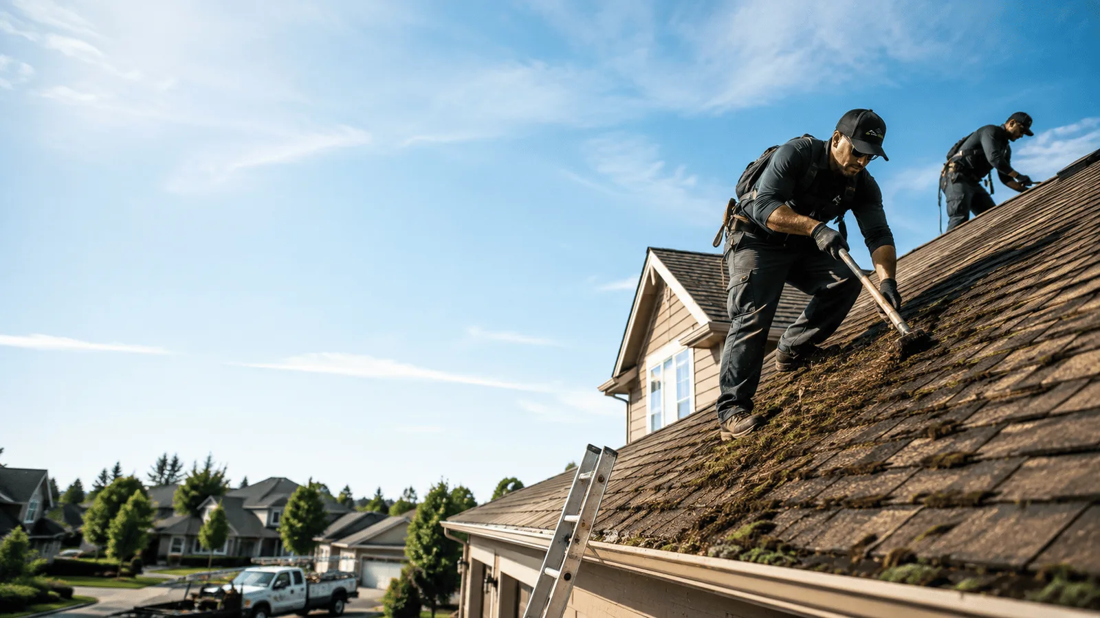 Roof Moss Removal in Webster, KY near me